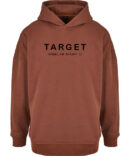 Hoodie oversize marron